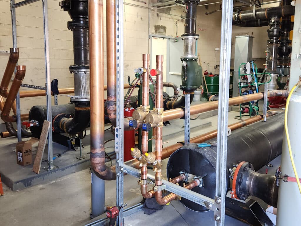 Building heating system